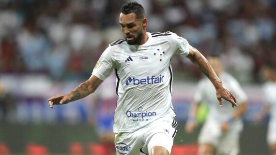 Gilberto não marca gol pelo Cruzeiro há seis partidas (foto: Staff Images/Cruzeiro)