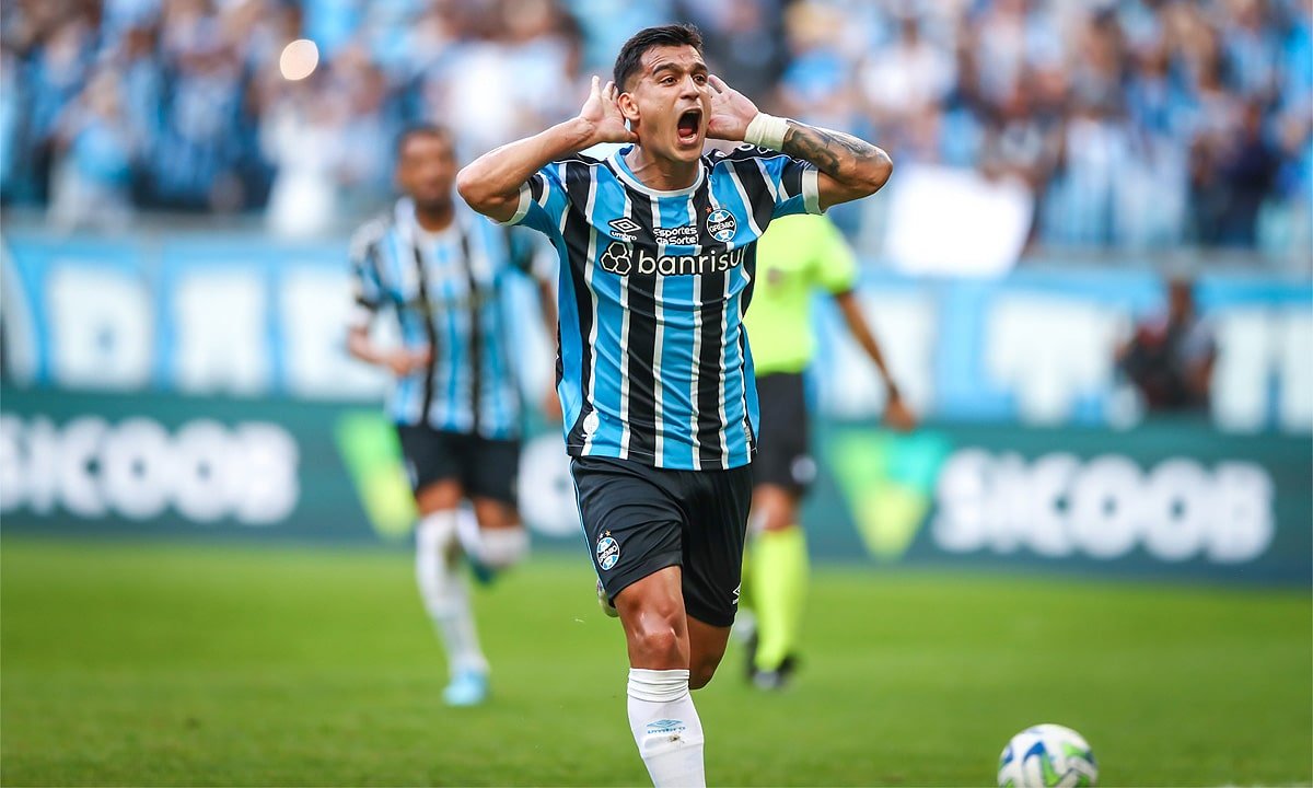 Grêmio goleou Coritiba por 5 a 1 (foto: Lucas Uebel/Grêmio)