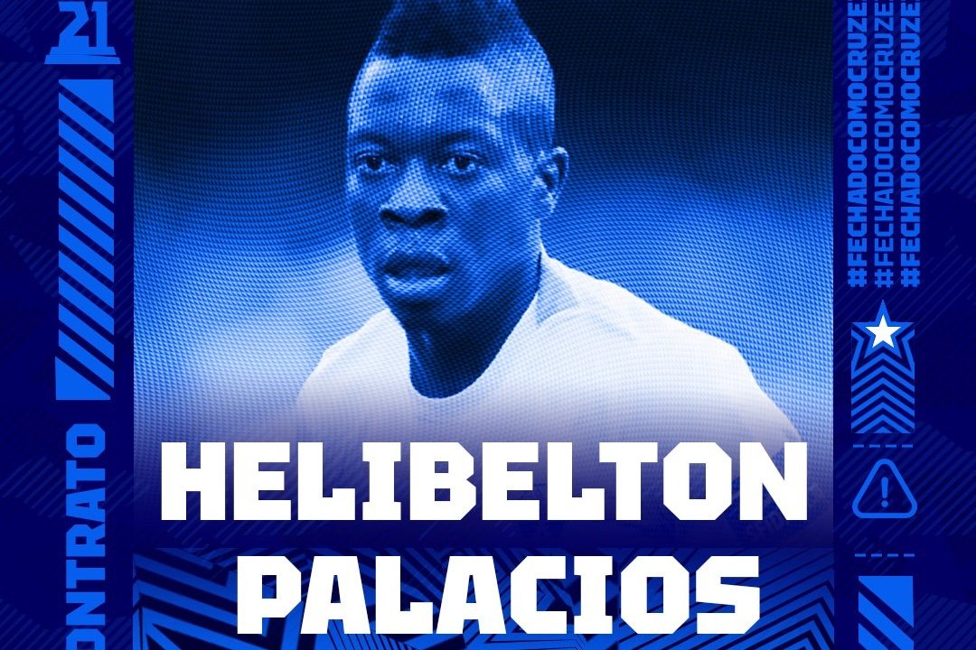 Helibelton Palacios é o novo lateral-direito do Cruzeiro (foto: Divulgação)