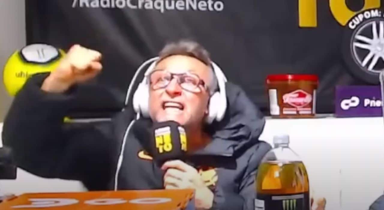 Neto,ex-jogador e apresentador (foto: Reprodução/Rádio Craque Neto)