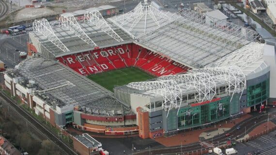 Estádio Old Trafford, casa do Manchester United. (foto: John Peters/Manchester United COVID-19)