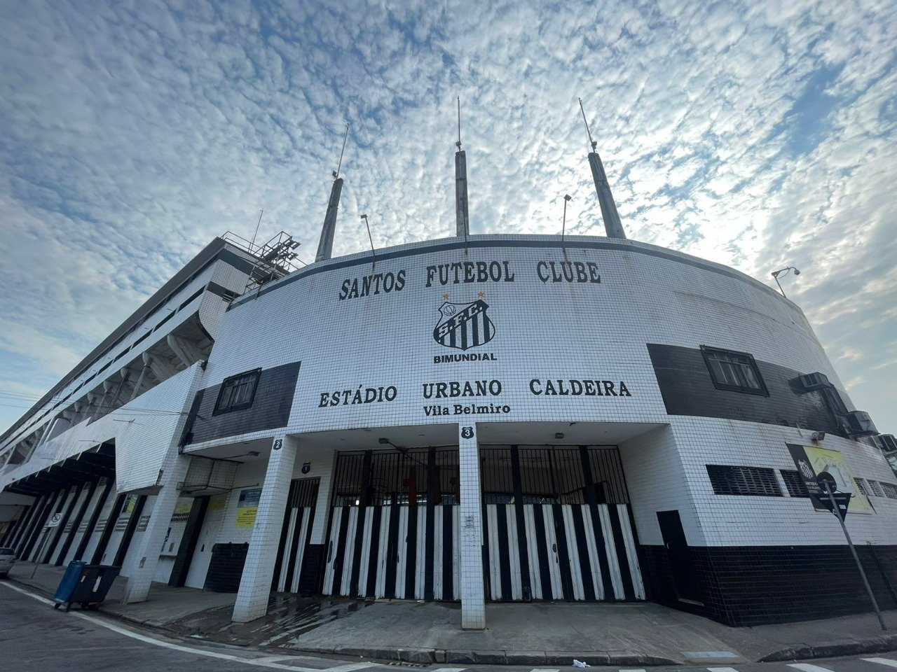fachada da Vila Belmiro (foto: Divulgação/Santos)