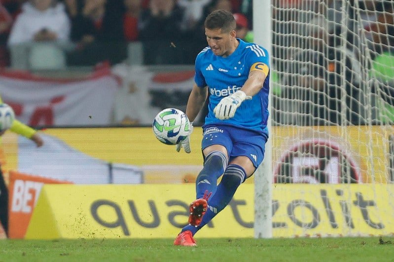 Rafael Cabral, goleiro celeste (foto: Marcelo Oliveira/Staff Images/Cruzeiro)
