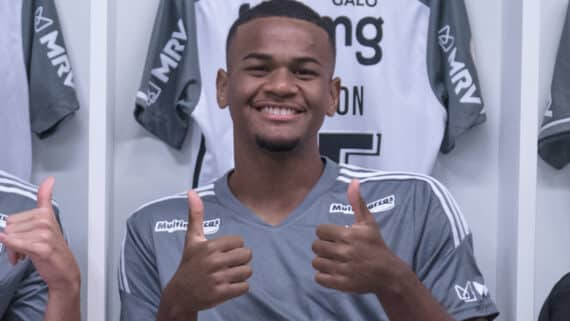 Alisson Santana, jogador do Atlético (foto: Pedro Souza/Atlético)