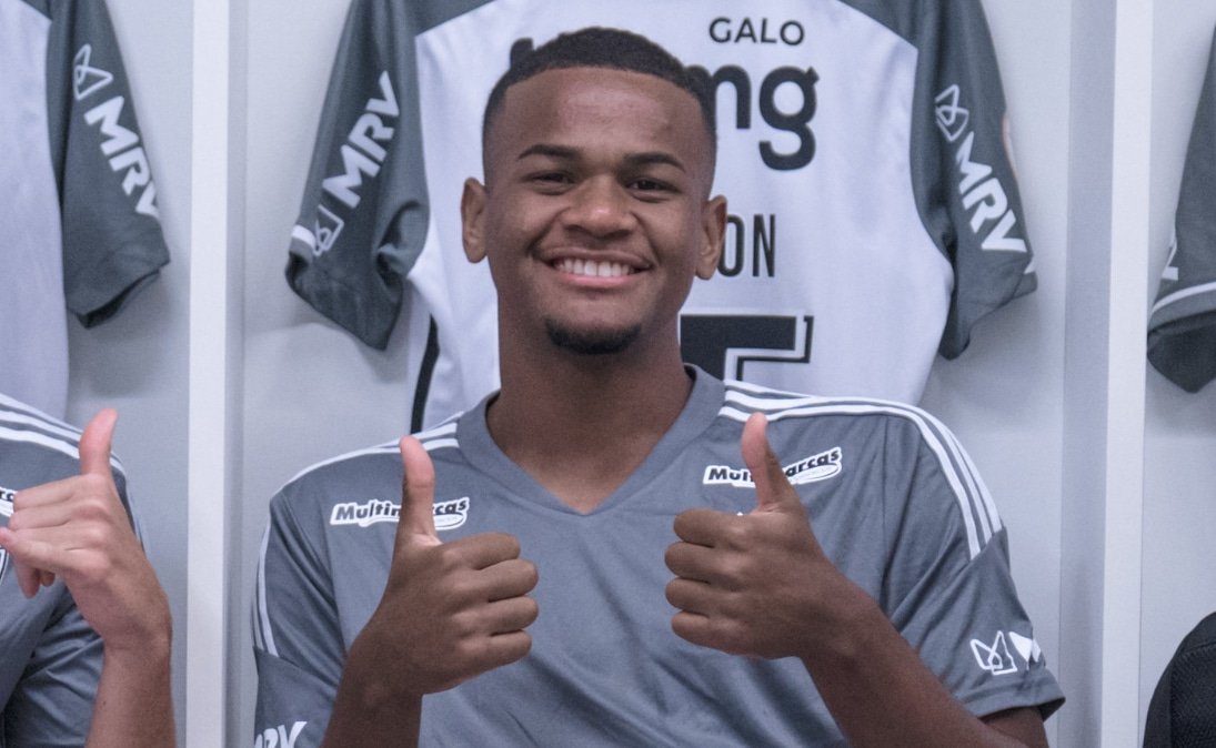 Alisson Santana, jogador do Atlético (foto: Pedro Souza/Atlético)