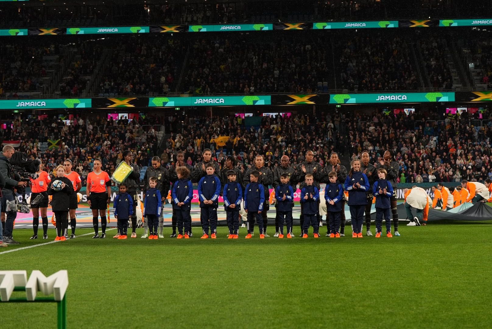 Seleção da Jamaica na Copa do Mundo Feminina (foto: Federação de Futebol da Jamaica/Divulgação)