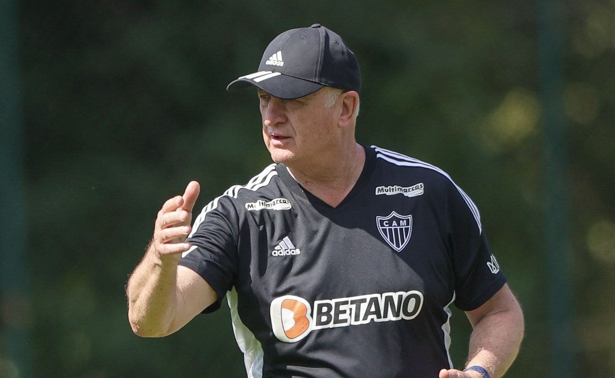 Felipão, técnico do Atlético (foto: Pedro Souza/Atlético)