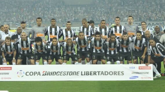 Time do Atlético na final da Libertadores de 2013 (foto: Juarez Rodrigues/EM/D.A Press)