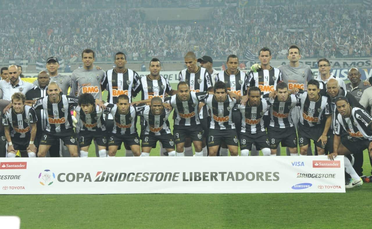 Time do Atlético na final da Libertadores de 2013 (foto: Juarez Rodrigues/EM/D.A Press)