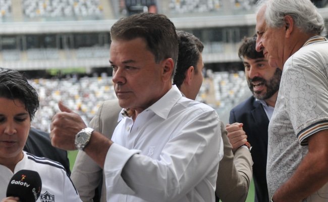 Renato Salvador, dirigente do Atlético-MG, em evento na Arena MRV (foto: Gladyston Rodrigues/EM/D.A Press)
