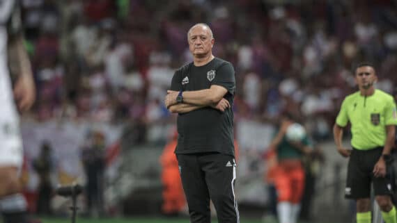 Felipão, técnico do Atlético (foto: Pedro Souza/Atlético)