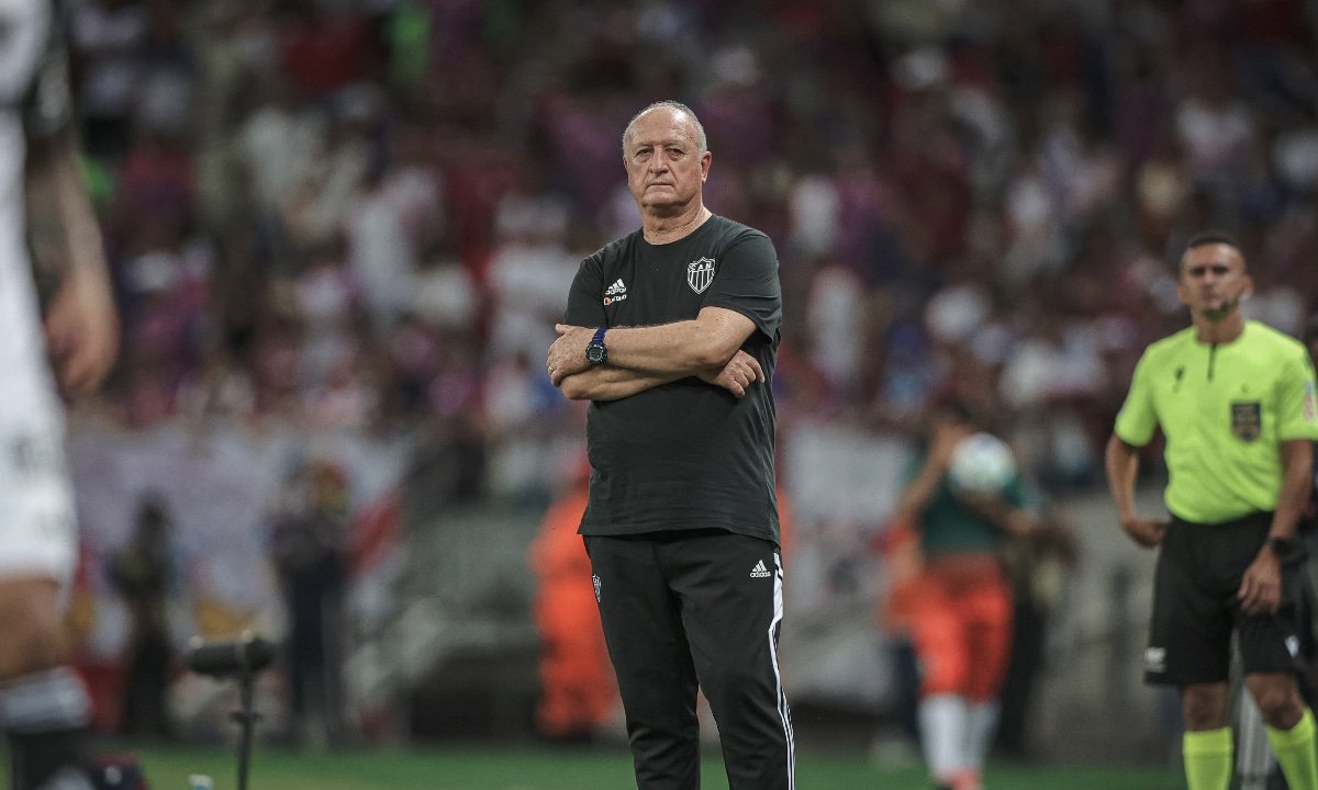 Felipão, técnico do Atlético (foto: Pedro Souza/Atlético)