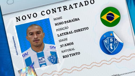 Nino Paraíba, lateral-direito (foto: Reprodução/Twitter)