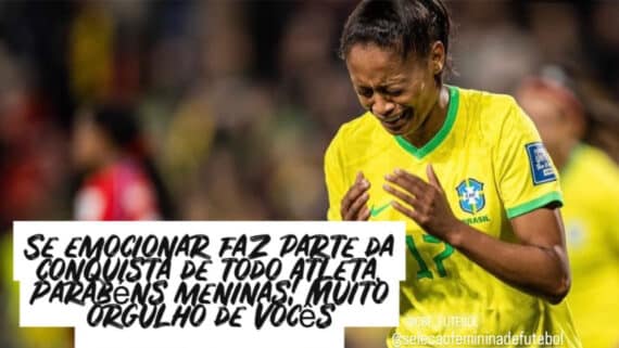 Postagem de Thiago Silva sobre a Seleção Brasileira Feminina (foto: Reprodução Instagram de Thiago Silva)