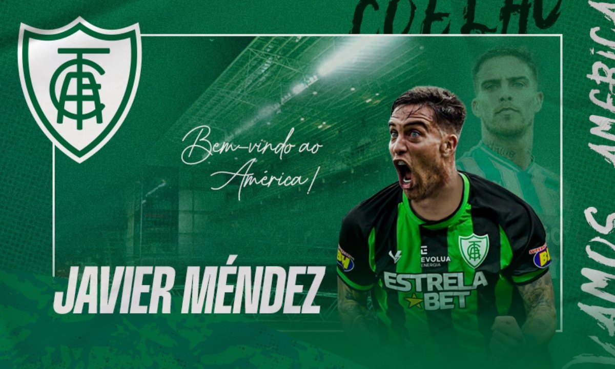 América anunciou o volante Javier Méndez (foto: Divulgação/América)