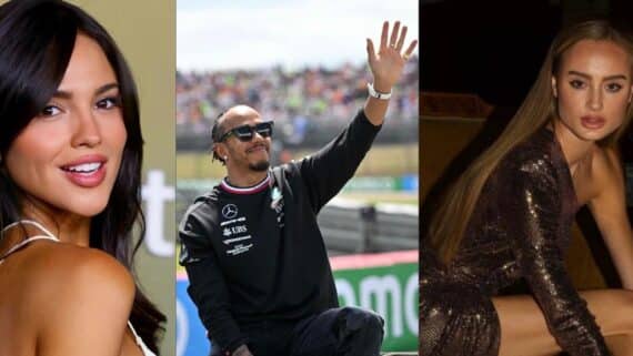 Hamilton, Elza González e Stray Spetalen (foto: ANDREJ ISAKOVIC/AFP e Repdrodução/Instagram)