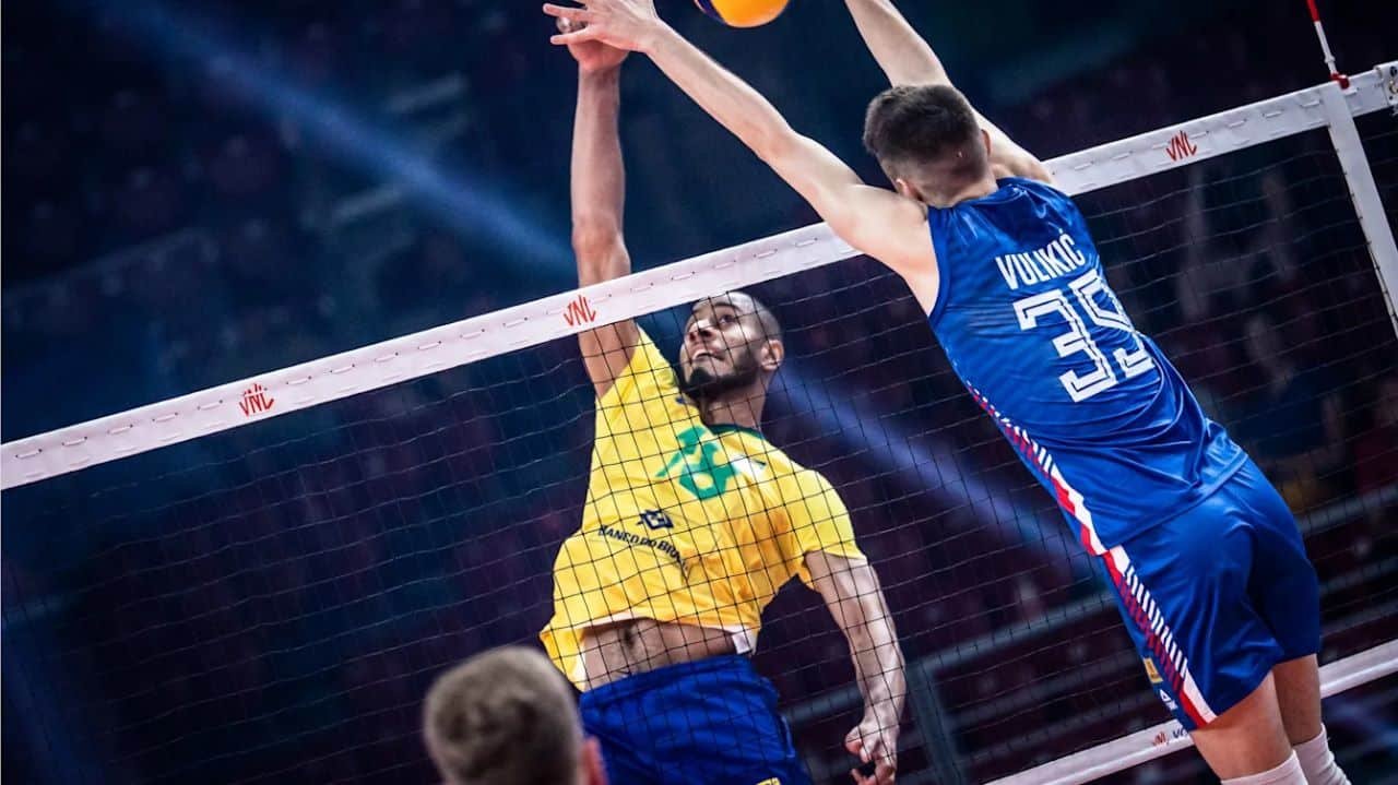 Jogo da Liga das Nações de Vôlei Masculino (foto: Foto: FIVB/Divulgação)
