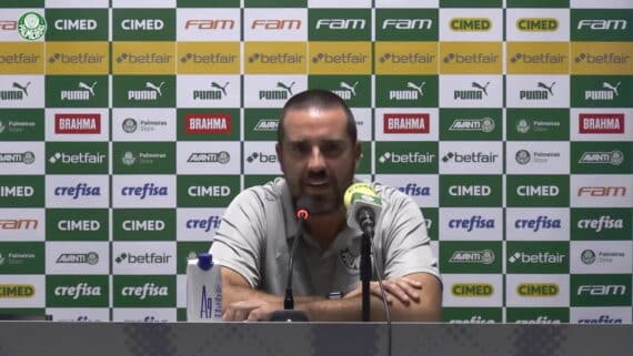 João Martins, auxiliar de Abel Ferreira no Palmeiras (foto: Reprodução de vídeo)