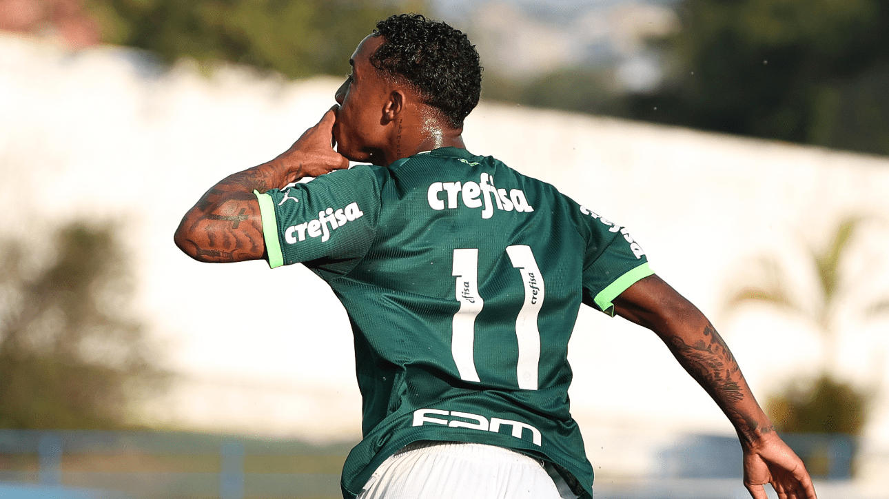 Kevin comemorando gol (foto: Fabio Menotti/Palmeiras/by Canon)
