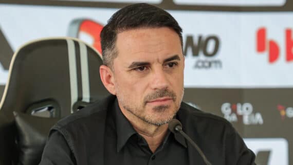Rodrigo Caetano, diretor de futebol do Atlético (foto: Pedro Souza/Atlético)