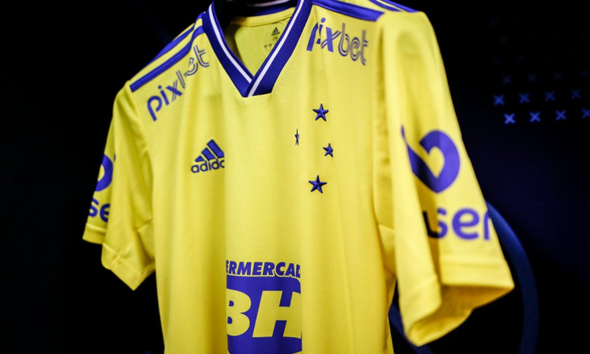 Terceiro uniforme do Cruzeiro usado na temporada 2022 (foto: Staff Images/Cruzeiro)