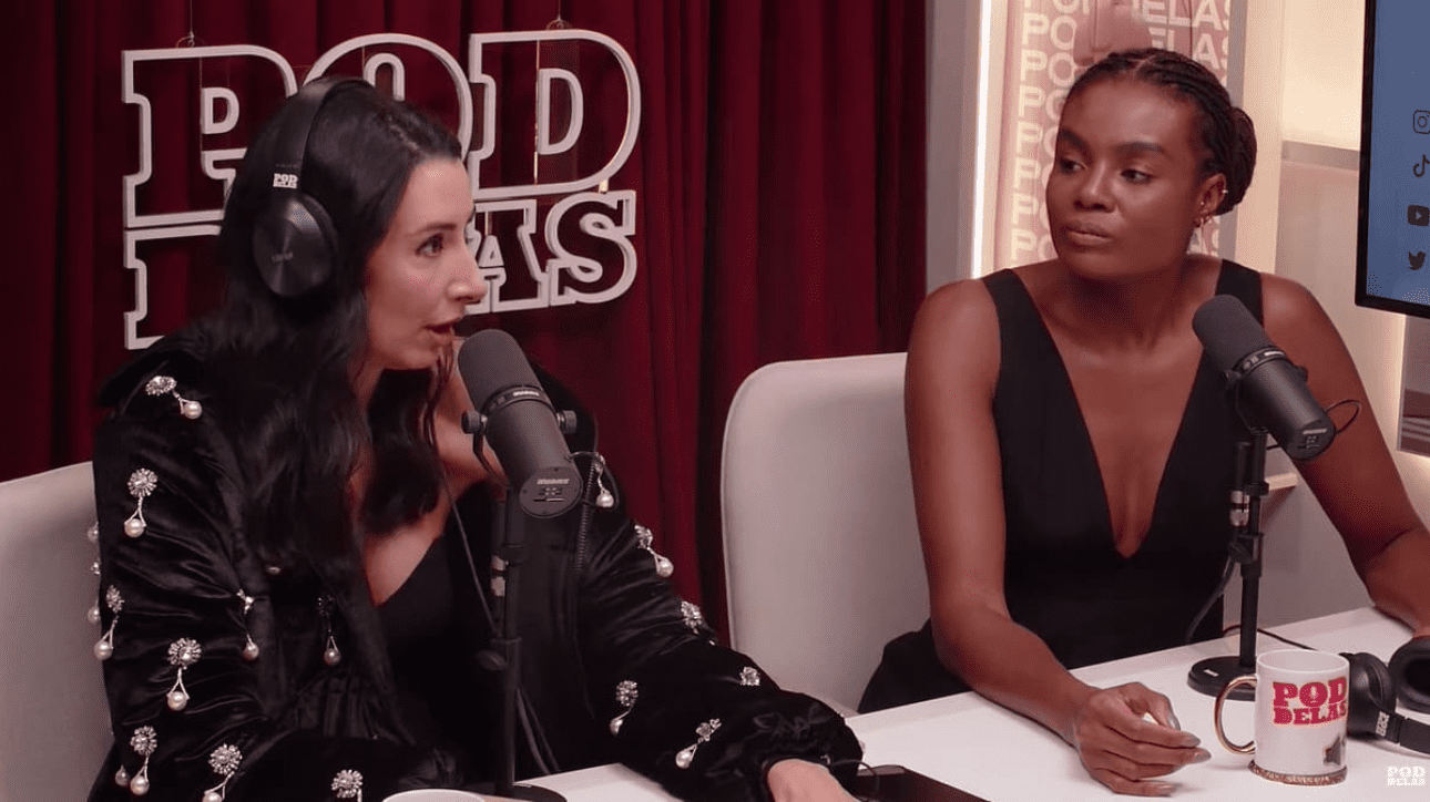 Sheilla e Fabi durante entrevista ao podcast poddelas (foto: Reprodução Youtube)