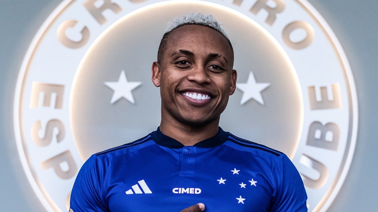 Paulo Vitor, novo atacante do Cruzeiro (foto: Gustavo Aleixo/Cruzeiro)