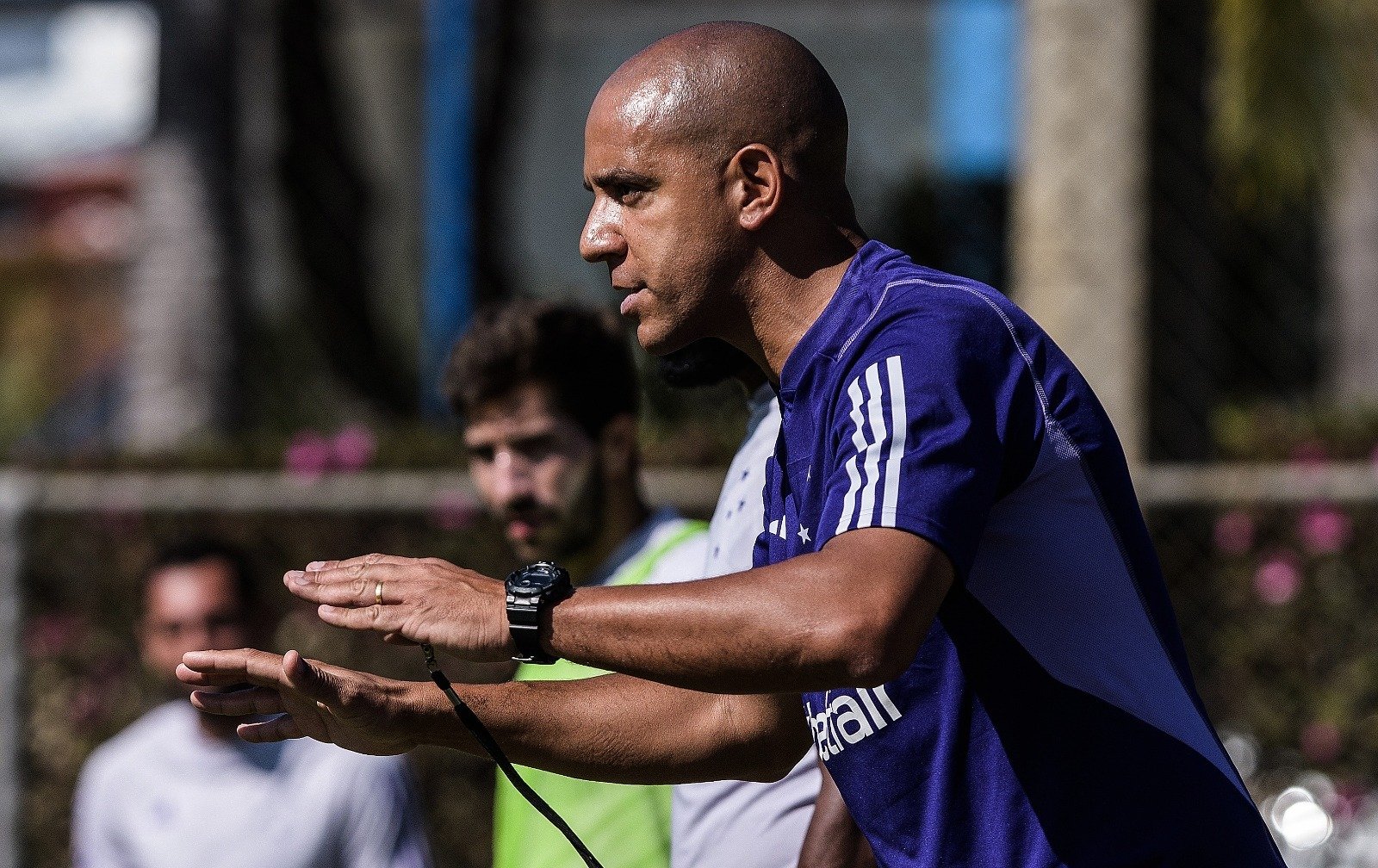Pepa em treino do Cruzeiro (foto: Foto: Gustavo Aleixo/Cruzeiro)