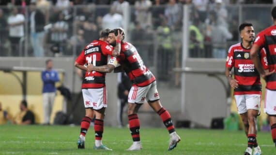 Atlético x Flamengo (foto: Alexandre Guzanshe/EM D.A Press)