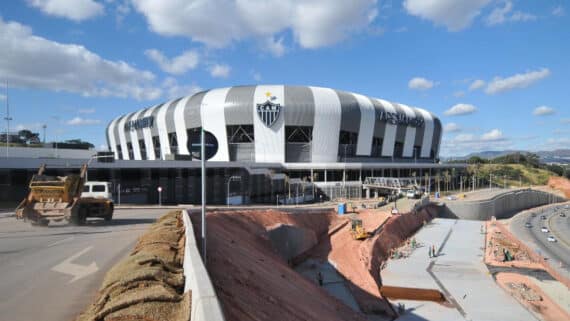 Arena MRV, estádio do Atlético-MG (foto: Alexandre Guzanshe/EM/DA.Press)