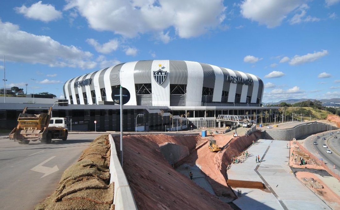 Arena MRV, estádio do Atlético-MG (foto: Alexandre Guzanshe/EM/DA.Press)