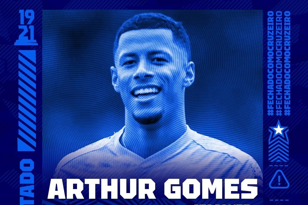 Cruzeiro anuncia a contratação de Arthur Gomes (foto: Divulgação/Cruzeiro)