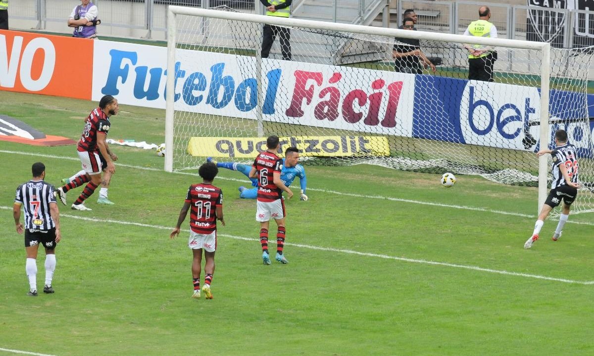 Atlético x Flamengo no Mineirão (foto: Juarez Rodrigues/EM/D.A Press.)