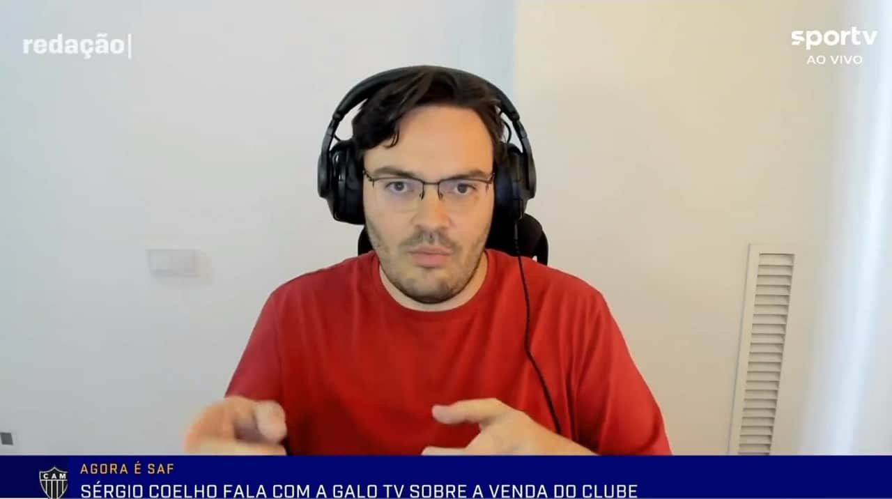 Jornalista Rodrigo Capelo no SporTV (foto: Reprodução/SporTV)