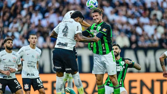 Corinthians e América se enfrentaram na Neo Química Arena, em São Paulo (foto: Mourão Panda/América)