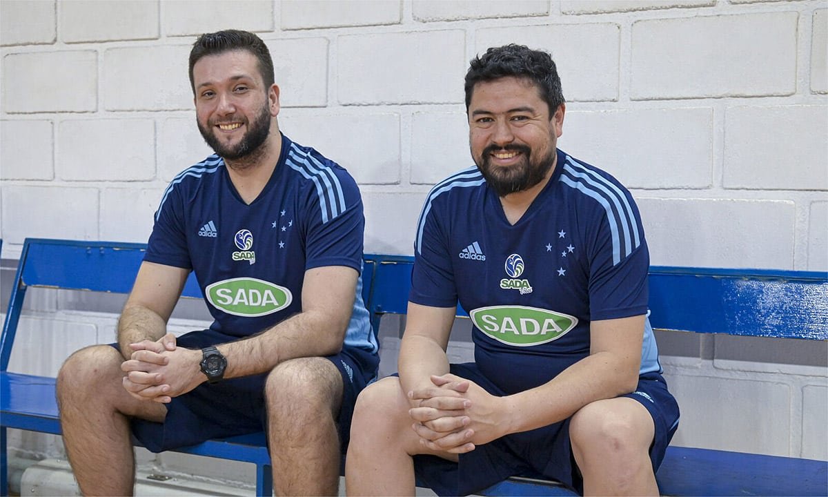 Alberto Varela Frontier e Marcos Henrique do Nascimento (foto: Divulgação/Cruzeiro)