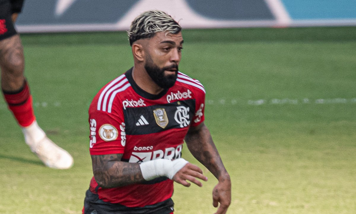 Gabigol em jogo pelo Flamengo (foto: Paula Reis/Flamengo)