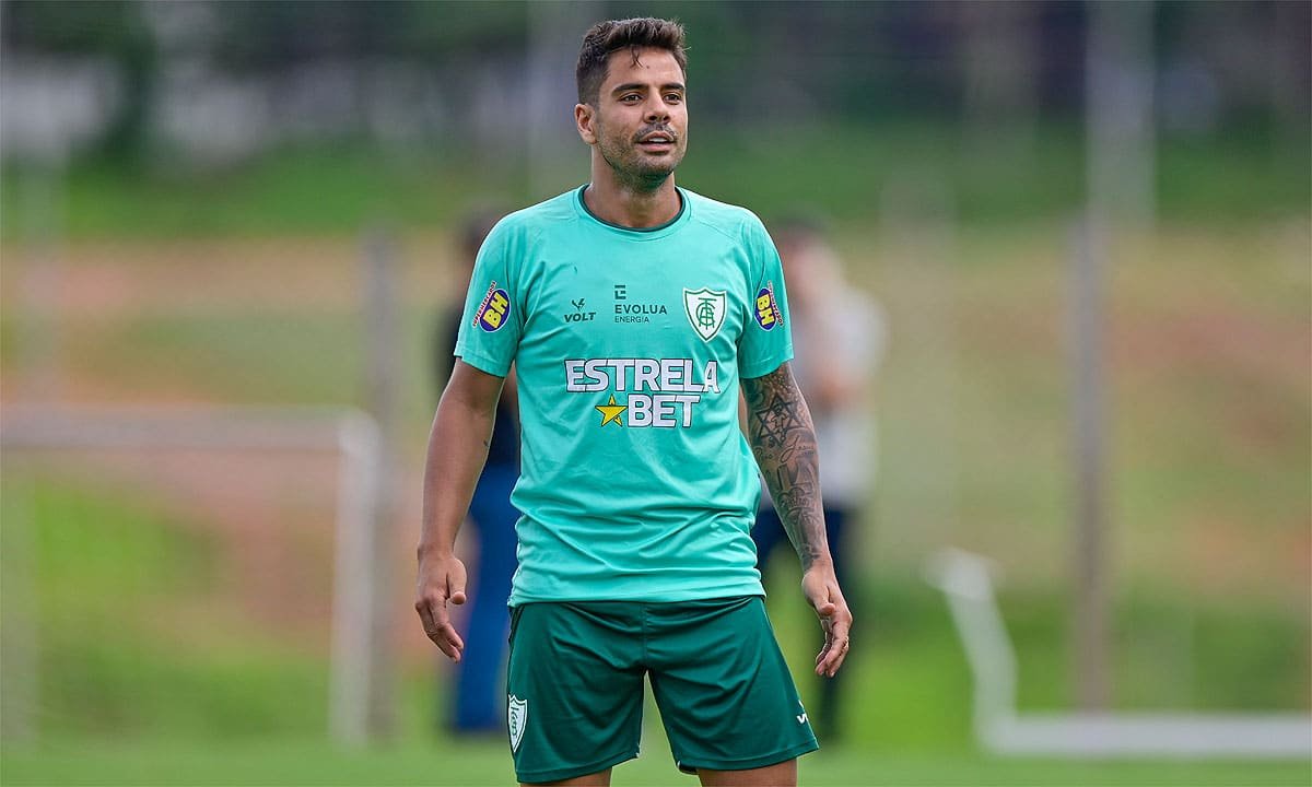 Henrique Almeida marcou oito gols em 57 jogos pelo América (foto: Mourão Panda/América)