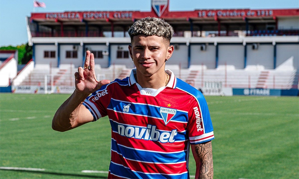 Imanol Machuca será opção de velocidade no ataque do Fortaleza (foto: Matheus Amorim/FEC)