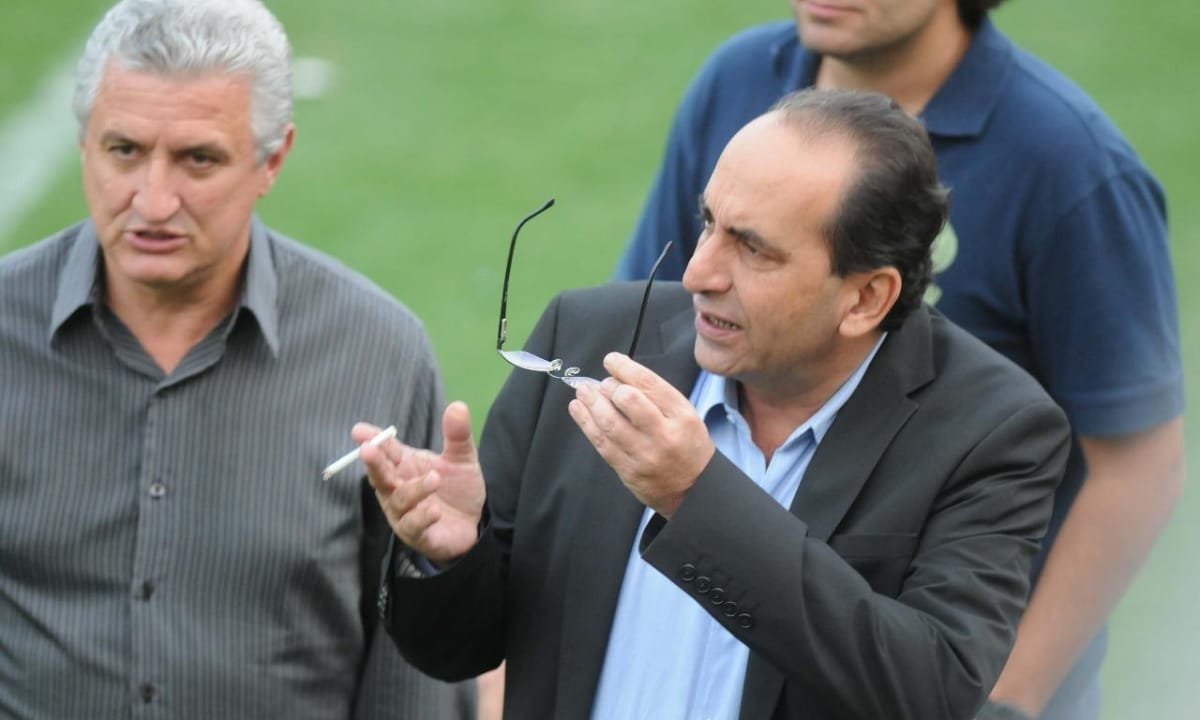 Maluf e Kalil na Cidade do Galo (foto: Jorge Gontijo/EM/D.A Press)