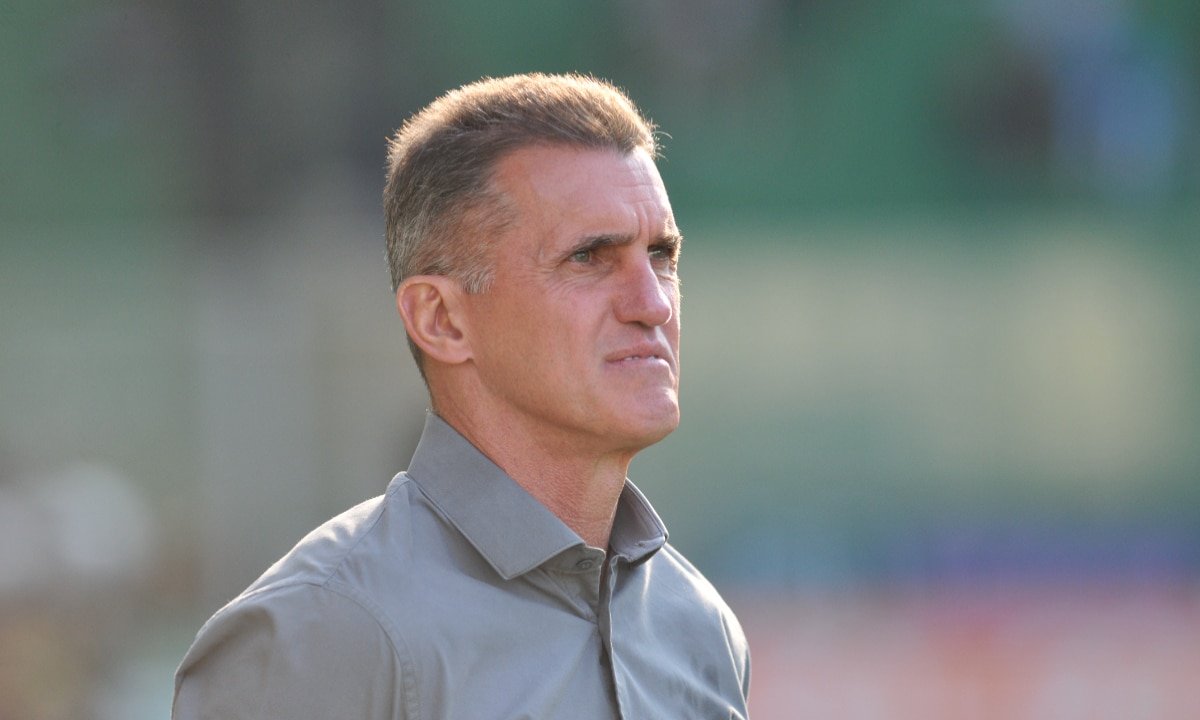 Vagner Mancini, técnico do América em jogo contra o Palmeiras, pelo Brasileiro (foto: Alexandre Guzanshe/EM/D.A. Press)