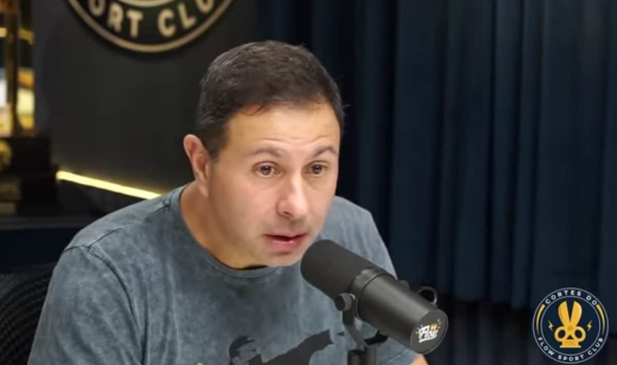 Mário Marra em participação no Flow Sport Club (foto: Reprodução/Flow Esporte Club)