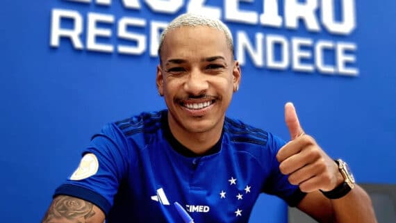 Matheus Pereira, reforço do Cruzeiro (foto: Marco Ferraz/Cruzeiro)