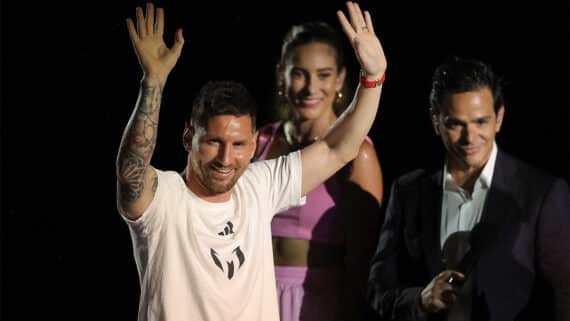 Messi foi apresentado neste domingo (16/7) pelo Inter Miami (foto: Megan Briggs/Getty Images/AFP)