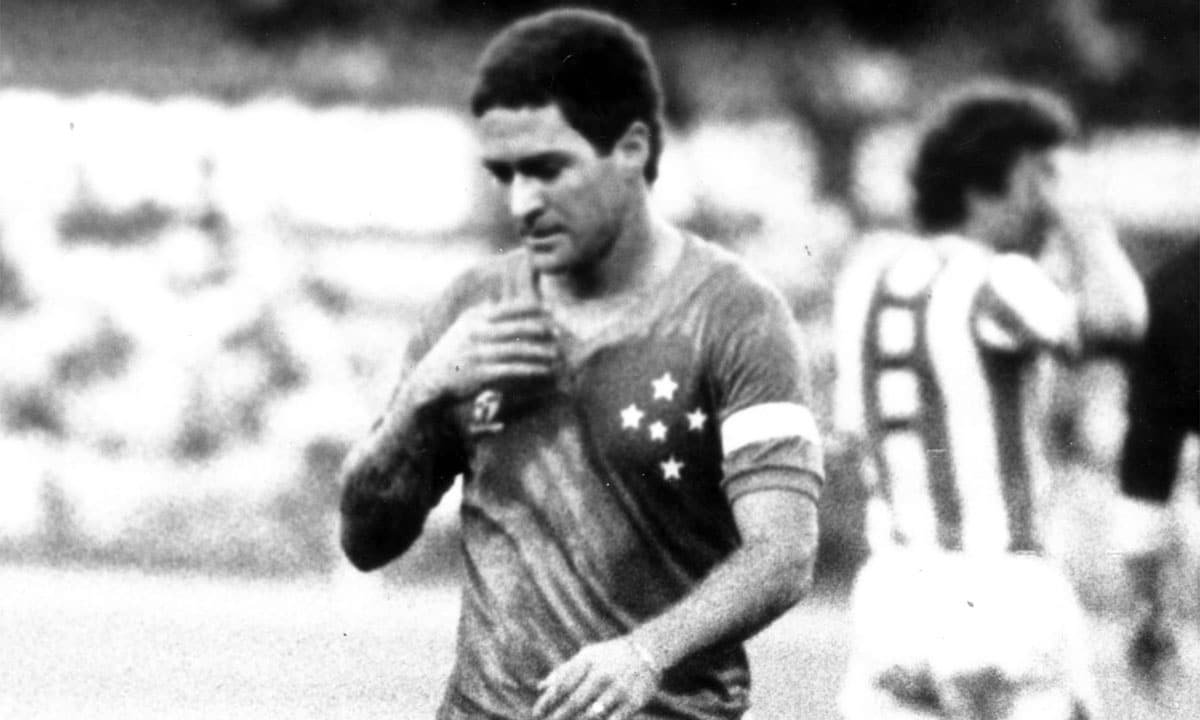 Palhinha pelo Cruzeiro em 1983 (foto: Arquivo Estado de Minas - 24/01/1983)