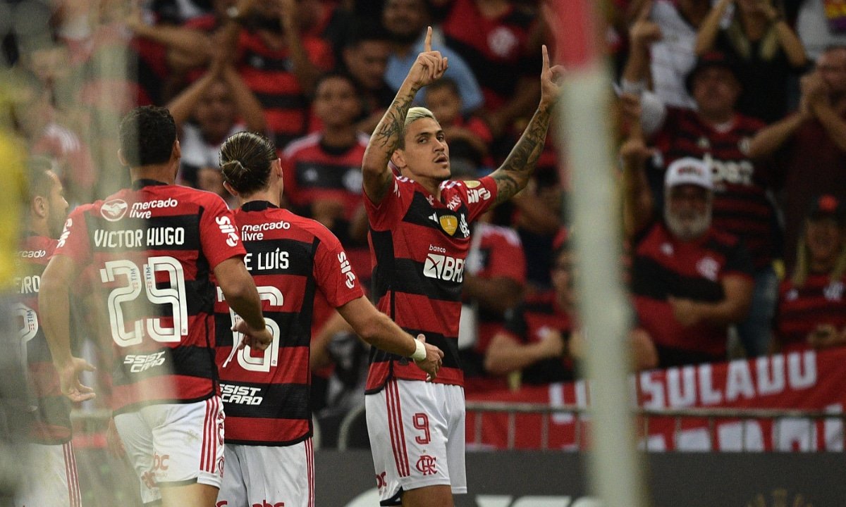 Pedro, jogador do Flamengo (foto: AFP)
