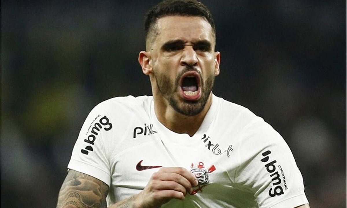 Renato Augusto celebra gols pelo Corinthians (foto: Ricardo Moreira/ZIMEL PRESS)