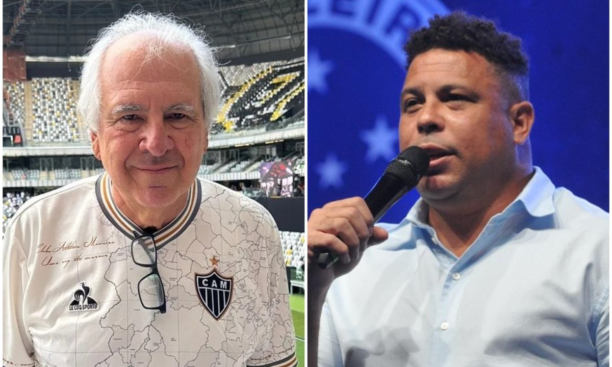 Sócios de Atlético e Cruzeiro, Rubens Menin e Ronaldo (foto: Divulgação/Atlético e Staff Images/Cruzeiro)