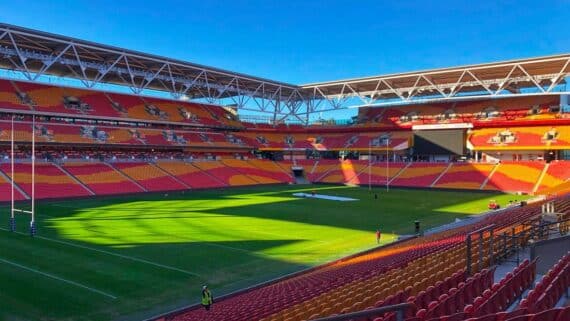 Suncorp Stadium, estádio que será palco de Brasil x França (foto: Divulgação/Aumstadiums)