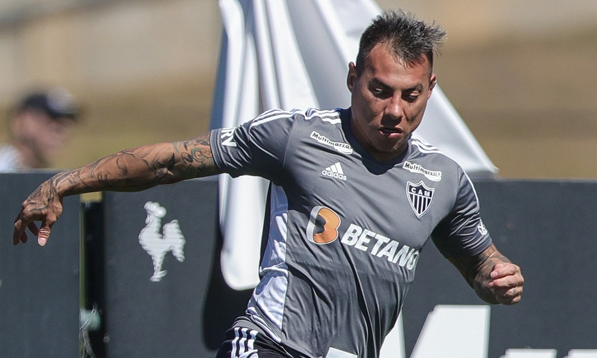 Vargas, atacante do Atlético (foto: Pedro Souza/Atlético)